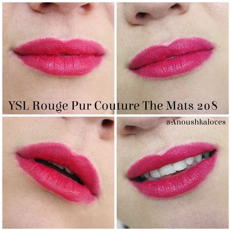 ysl rouge pur couture the mats 208|ysl rouge pur couture.